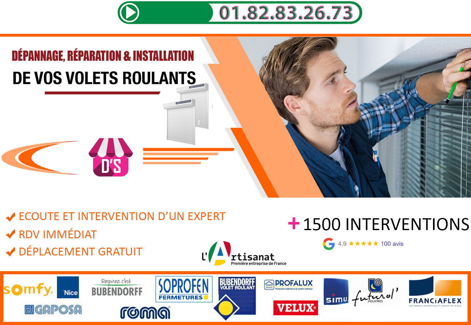 Deblocage volet roulant Evry 91000